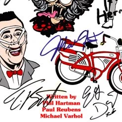 RARE-T Pee-Wee's Big Adventure Transcript Limited Signature Edition Studio Licensed Custom Frame Limited Edition Frames