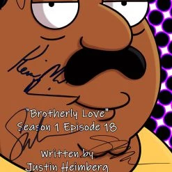 RARE-T Limited Edition Frames The Cleveland Show Transcript Limited Signature Edition Studio Licensed Custom Frame