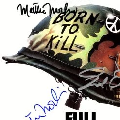 RARE-T Full Metal Jacket Script Limited Signature Edition Studio Licensed Custom Frame Limited Edition Frames