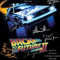 RARE-T Back To The Future Part 2 Script Limited Signature Edition Studio Licensed Custom Frame