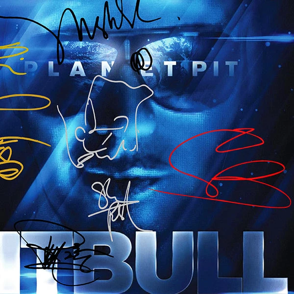 Rare-T Limited Edition Frames Pitbull - Planet Pit Platinum LP Limited Signature Edition Studio Licensed Custom Frame 5 Rare-T Limited Edition Frames Pitbull - Planet Pit Platinum LP Limited Signature Edition Studio Licensed Custom Frame