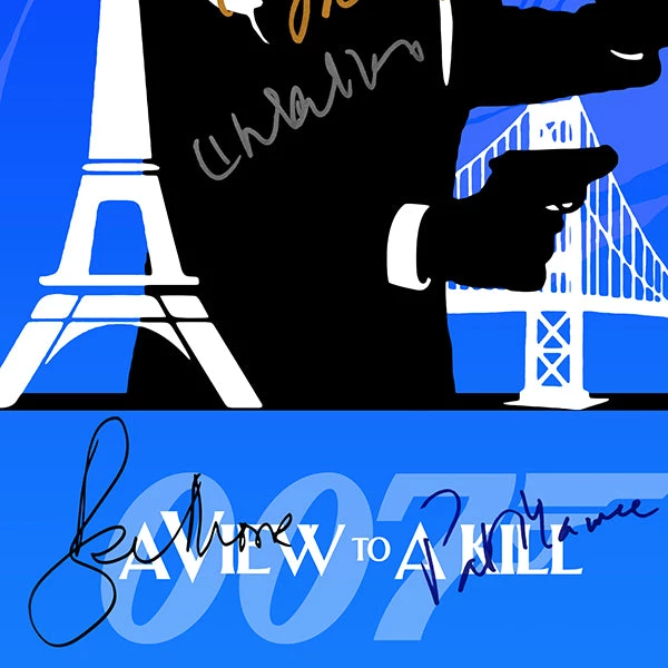 RARE-T James Bond A View To A Kill Transcript Limited Signature Edition Studio Licensed Custom Frame 6 RARE-T James Bond A View To A Kill Transcript Limited Signature Edition Studio Licensed Custom Frame