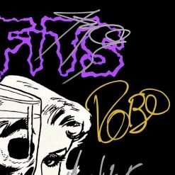 RARE-T The Misfits - Die Die My Darling Gold LP Limited Signature Edition Studio Licensed Custom Frame