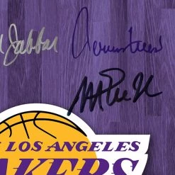 RARE-T Los Angeles Lakers Franchise Photo Limited Signature Edition Licensed Custom Frame Sports Memorabilia