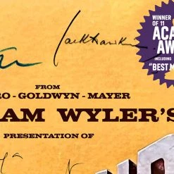 RARE-T Limited Edition Frames Ben-Hur - Original Motion Picture Soundtrack LP Cover Limited Signature Edition Studio Licensed Custom Frame