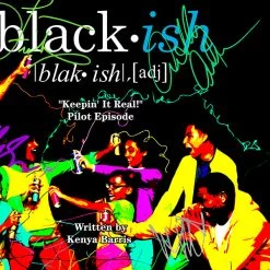 RARE-T Limited Edition Frames Black-ish Script Limited Signature Edition Studio Licensed Custom Frame