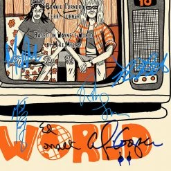 RARE-T Wayne's World Transcript Limited Signature Edition Studio Licensed Custom Frame