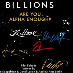 RARE-T Limited Edition Frames Billions Showtime TV Show Script Limited Signature Edition Studio Licensed Custom Frame