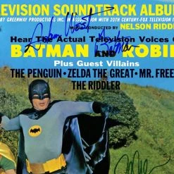 RARE-T NEW Batman 1966 - Original Television Soundtrack Album Platinum LP Limited Signature Edition Studio Licensed Custom Frame