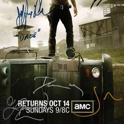 RARE-T The Walking Dead Season 3 Mini Poster Limited Signature Edition Studio Licensed Custom Frame