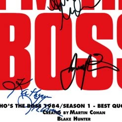 RARE-T Who's The Boss Season Best Quotes Script Limited Signature Edition Studio Licensed Custom Frame