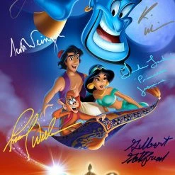 RARE-T Aladdin Promotional Art Limited Signature Edition Studio Licensed Custom Frame Limited Edition Frames