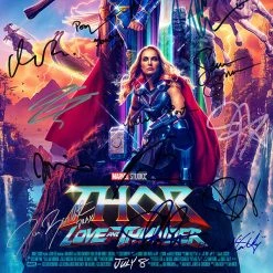 RARE-T NEW Thor Love & Thunder Mini Poster Limited Signature Edition Studio Licensed Custom Frame