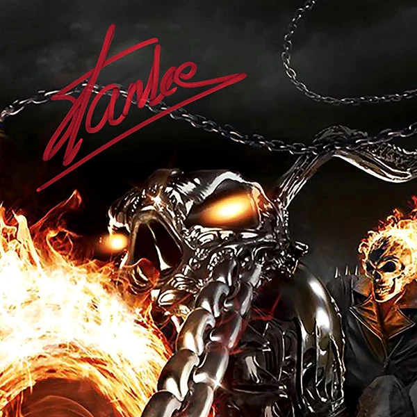 RARE-T Ghost Rider Art Print Limited Signature Edition Studio Licensed Custom Frame 5 RARE-T Ghost Rider Art Print Limited Signature Edition Studio Licensed Custom Frame