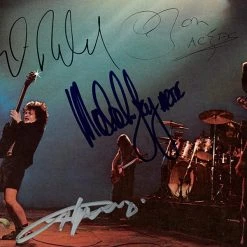 Rare-T Limited Edition Frames AC/DC - Let There Be Rock Gold LP Limited Signature Edition Studio Licensed Custom Frame