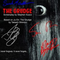 RARE-T The Grudge 2004 Script Limited Signature Edition Studio Licensed Custom Frame