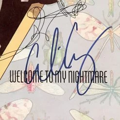 Rare-T Limited Edition Frames Alice Cooper Welcome To My Nightmare Limited Signature Edition Studio Licensed Platinum LP Custom Frame