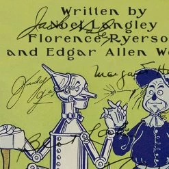 RARE-T Wizard Of Oz 1939 Script Limited Signature Edition Studio Licensed Custom Frame