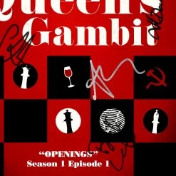 RARE-T Limited Edition Frames Queen's Gambit Script Limited Signature Edition Studio Licensed Custom Frame
