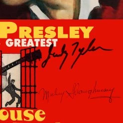 RARE-T Jailhouse Rock Transcript Limited Signature Edition Studio Licensed Custom Frame Limited Edition Frames