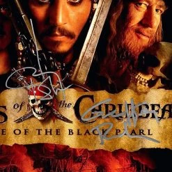 RARE-T Pirates Of The Caribbean The Cursed Of The Black Pearl - Original Motion Picture Soundtrack LP Cover Limited Signature Edition Studio Licensed Custom Frame