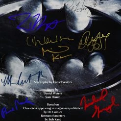 RARE-T Limited Edition Frames Batman Returns Script Limited Signature Edition Studio Licensed Custom Frame