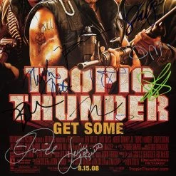 RARE-T Tropic Thunder Mini Poster Limited Signature Edition Custom Frame