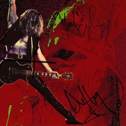 RARE-T The Cult - Sonic Temple Gold LP Limited Signature Edition Studio Licensed Custom Frame Limited Edition Frames