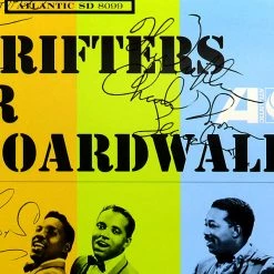 RARE-T Limited Edition Frames The Drifters - Under The Boardwalk Gold LP Limited Signature Edition Studio Licensed Custom Frame