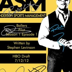 RARE-T Limited Edition Frames Ballers Script Limited Signature Edition Studio Licensed Custom Frame