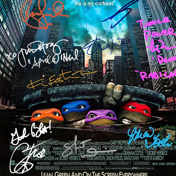 RARE-T Teenage Mutant Ninja Turtles Mini Poster Limited Signature Edition Studio Licensed Custom Frame 8 RARE-T Teenage Mutant Ninja Turtles Mini Poster Limited Signature Edition Studio Licensed Custom Frame