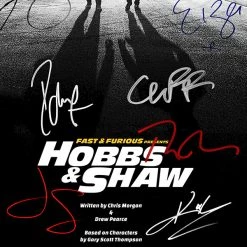 RARE-T Fast & Furious Presents Hobbs & Shaw Script Limited Signature Edition Studio Licensed Custom Frame