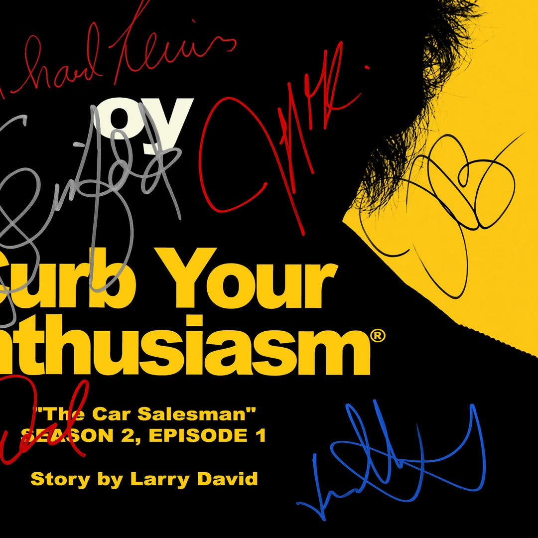 RARE-T Curb Your Enthusiasm Transcript Limited Signature Edition Studio Licensed Custom Frame 5 RARE-T Curb Your Enthusiasm Transcript Limited Signature Edition Studio Licensed Custom Frame