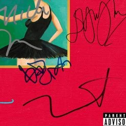 RARE-T Limited Edition Frames Kanye West - Dark Twisted Fantasy Platinum LP Limited Signature Edition Studio Licensed Custom Frame