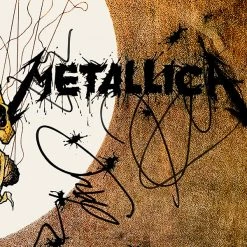 RARE-T Metallica One Limited Signature Edition Studio Licensed LP Cover Custom Frame Limited Edition Frames