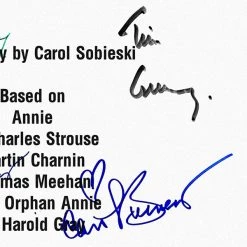 RARE-T Annie Transcript Limited Signature Edition Studio Licensed Custom Frame