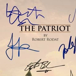 RARE-T Limited Edition Frames The Patriot Script Limited Signature Edition Studio Licensed Custom Frame