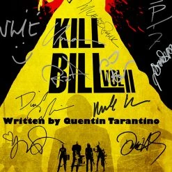 RARE-T Kill Bill Volume 2 Script Limited Signature Edition Studio Licensed Custom Frame Limited Edition Frames