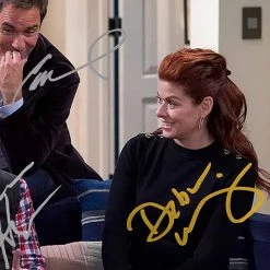 RARE-T Will & Grace Cast Photo Limited Signature Edition Studio Licensed Custom Frame Limited Edition Frames