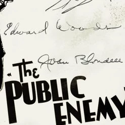 RARE-T The Public Enemy 1931 Transcript Limited Signature Edition Studio Licensed Custom Frame 15 RARE-T The Public Enemy 1931 Transcript Limited Signature Edition Studio Licensed Custom Frame