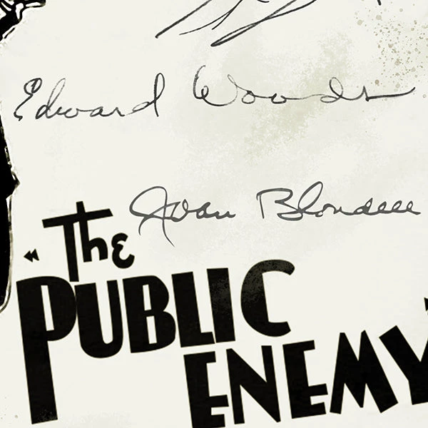 RARE-T The Public Enemy 1931 Transcript Limited Signature Edition Studio Licensed Custom Frame 5 RARE-T The Public Enemy 1931 Transcript Limited Signature Edition Studio Licensed Custom Frame