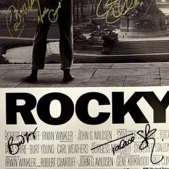 RARE-T Rocky Mini Poster Limited Signature Edition Studio Licensed Custom Frame