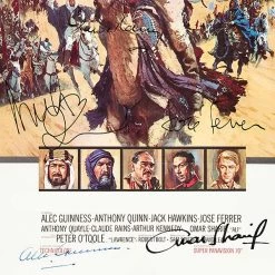 RARE-T Lawrence Of Arabia Mini Poster Limited Signature Edition Studio Licensed Custom Frame 11 RARE-T Lawrence Of Arabia Mini Poster Limited Signature Edition Studio Licensed Custom Frame