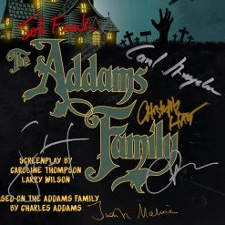 RARE-T Addams Family (1991) Script Limited Signature Edition Studio Licensed Custom Frame Limited Edition Frames 15 RARE-T Addams Family (1991) Script Limited Signature Edition Studio Licensed Custom Frame Limited Edition Frames