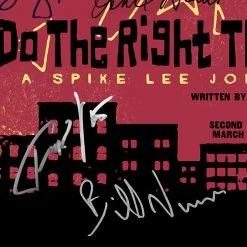 RARE-T Limited Edition Frames Do The Right Thing Script Limited Signature Edition Studio Licensed Custom Frame