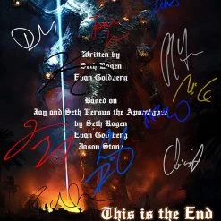 RARE-T This Is The End Transcript Limited Signature Edition Studio Licensed Custom Frame 16 RARE-T This Is The End Transcript Limited Signature Edition Studio Licensed Custom Frame