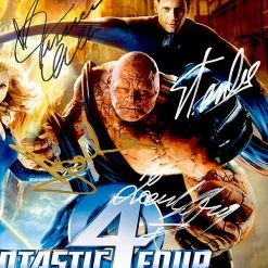 RARE-T Fantastic Four 2005 - Original Motion Picture Score LP Cover Limited Signature Edition Studio Licensed Custom Frame