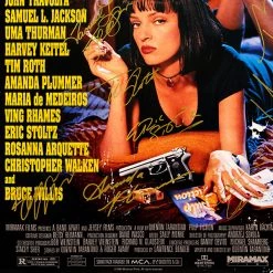 RARE-T Pulp Fiction Movie Mini Poster Limited Signature Edition Studio Licensed Custom Frame 12 RARE-T Pulp Fiction Movie Mini Poster Limited Signature Edition Studio Licensed Custom Frame
