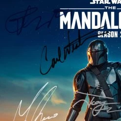 RARE-T Mandalorian Season 2 Soundtrack Platinum LP Limited Signature Edition Studio Licensed Custom Frame