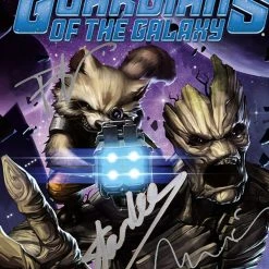 RARE-T Guardians Of The Galaxy #1 Galaxy's Most Wanted Comic Book Cover Limited Signature Edition Studio Licensed Custom Frame